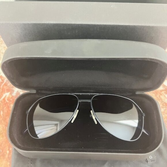Dolce & Gabbana DG2106-K Pilot Black Sunglasses / Polarized Size 61-15 main image 10